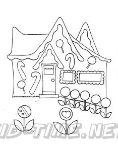 The Enchanted Forest Coloring Book Pages Sheets - Hansel and Gretel