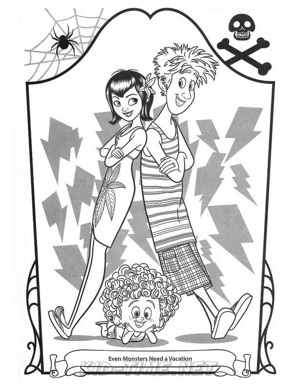 hotel transylvania 2 coloring pages free printable