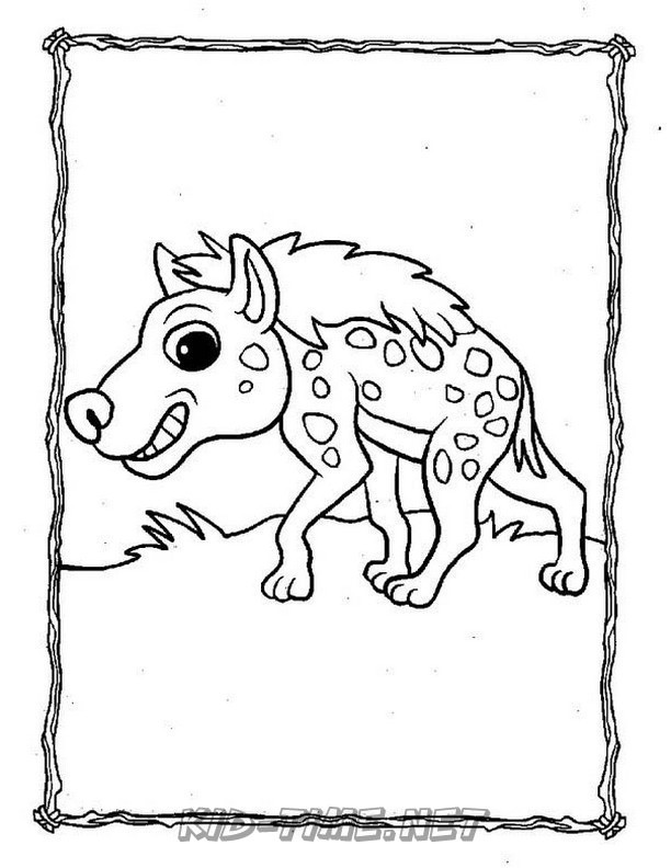 hyena-coloring-pages-005 – Kids Time Fun Places to Visit and Free