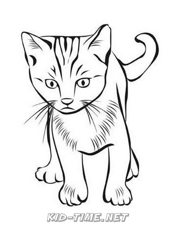 kittens-cat-coloring-book-page-sheet-012 – Kids Time Fun Places to