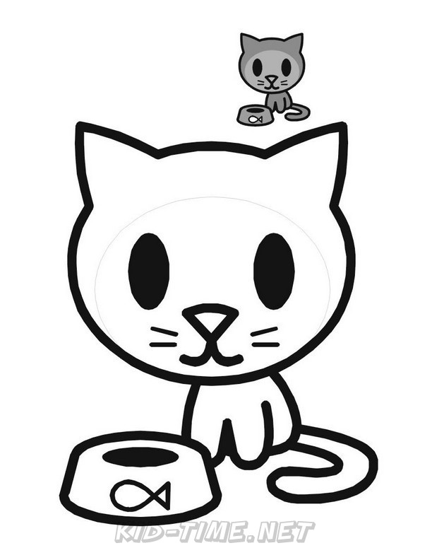 simplistic-cat-simple-toddler-coloring-pages-38 – Kids Time Fun Places