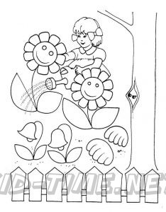 The Enchanted Forest Coloring Book Pages Sheets - Mary Mary Quite Contrary How Does Her Garden Grow