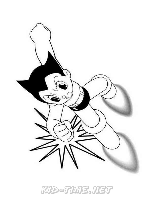 Astro boy coloring book page sheet 48 Kids Time Fun Places To Visit 