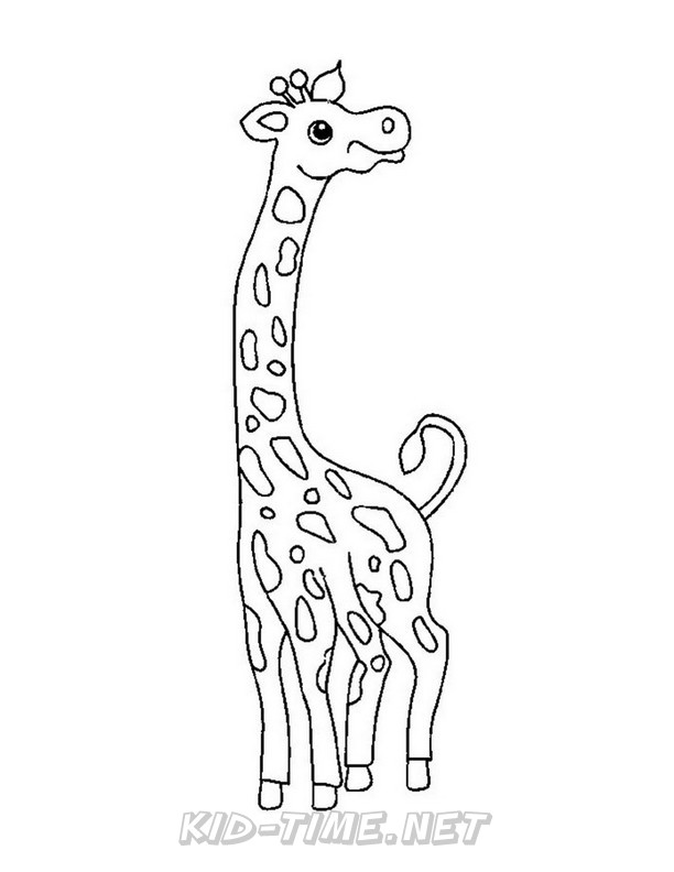 giraffe-coloring-pages-102 – Kids Time Fun Places to Visit and Free