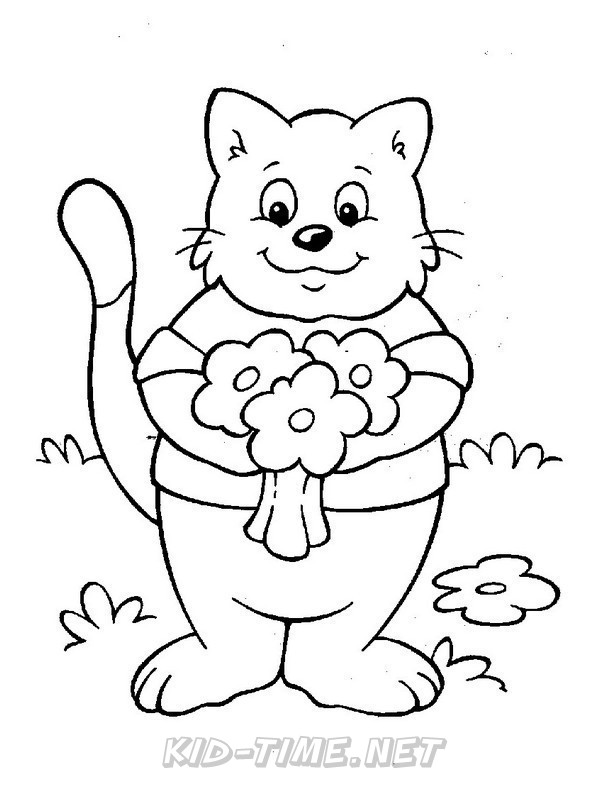 cats-cat-coloring-book-page-sheet-326 – Kids Time Fun Places to Visit ...